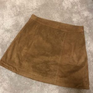 A&F Brown suede skirt - perfect for fall!